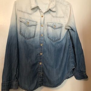 Ombré Denim Shirt